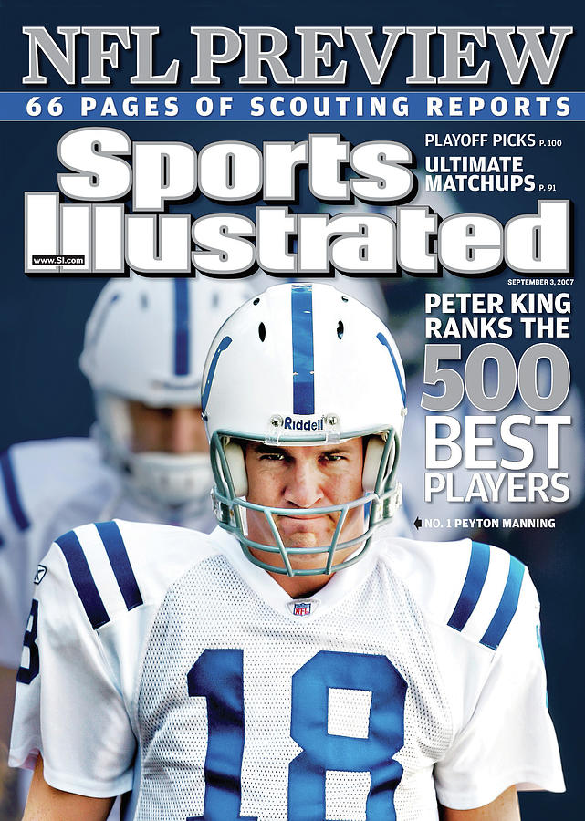 Indianapolis Colts Quarterback Peyton Manning, 2013 Nfl Sports Illustrated Cover Photograph by Sports Illustrated
