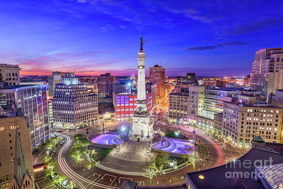 Indianapolis, Indiana, Usa Photograph by Sean Pavone
