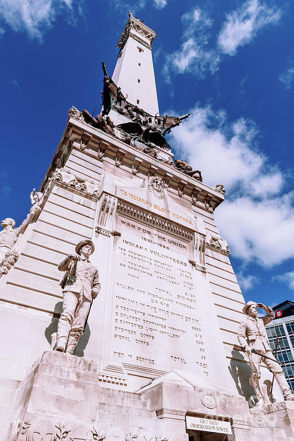 Indianapolis Soldiers and Sailors Monument Circle Entrance Photograph by Aloha Art