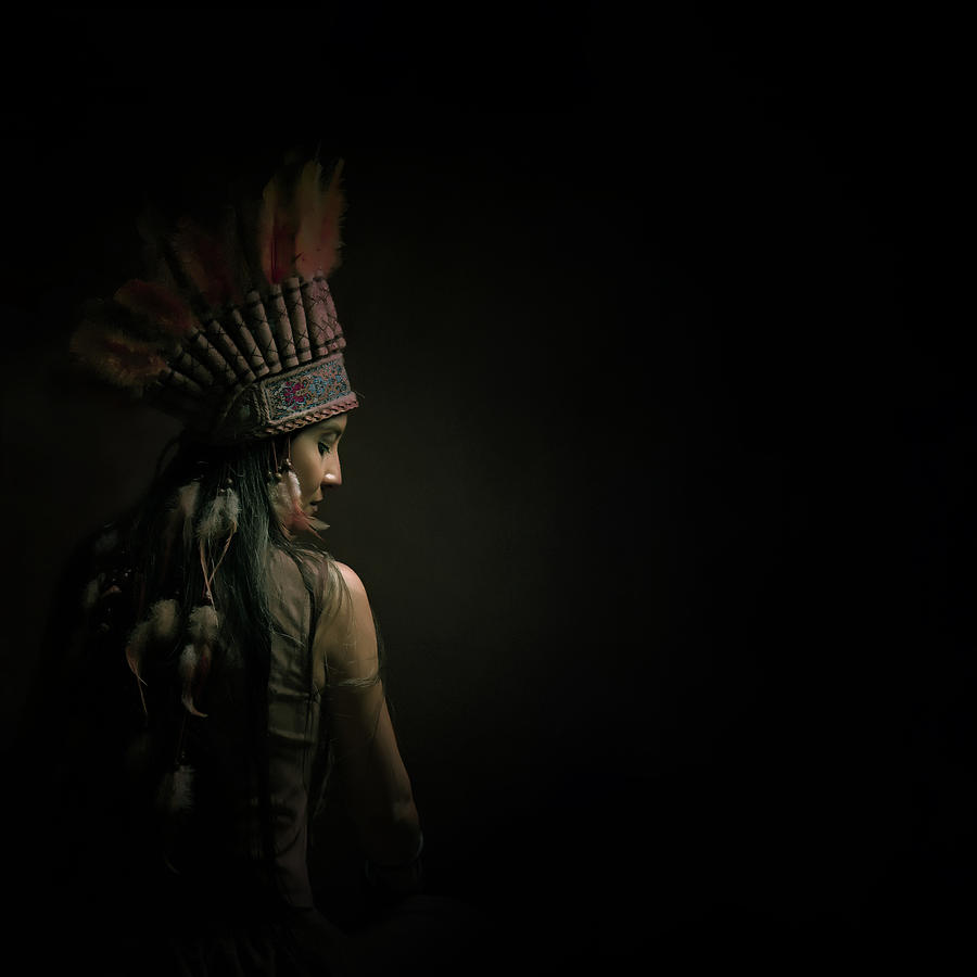 Portrait Photograph - Indigenous Style by Moein Hasheminasab