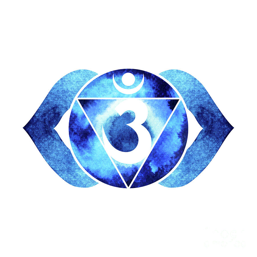 Third Eye Chakra Symbol Art