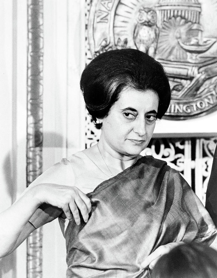Indira Gandhi, Prime Minister Of India Photograph by Science Source
