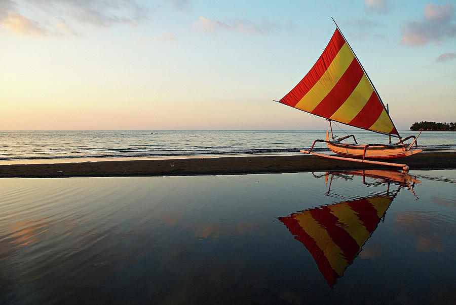 Beach Digital Art - Indonesia, Bali, Lovina Beach by Bruno Morandi