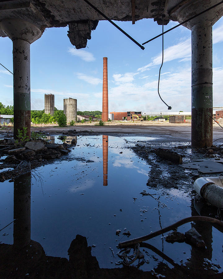 Industrial Reflection Photograph by Alan Raasch