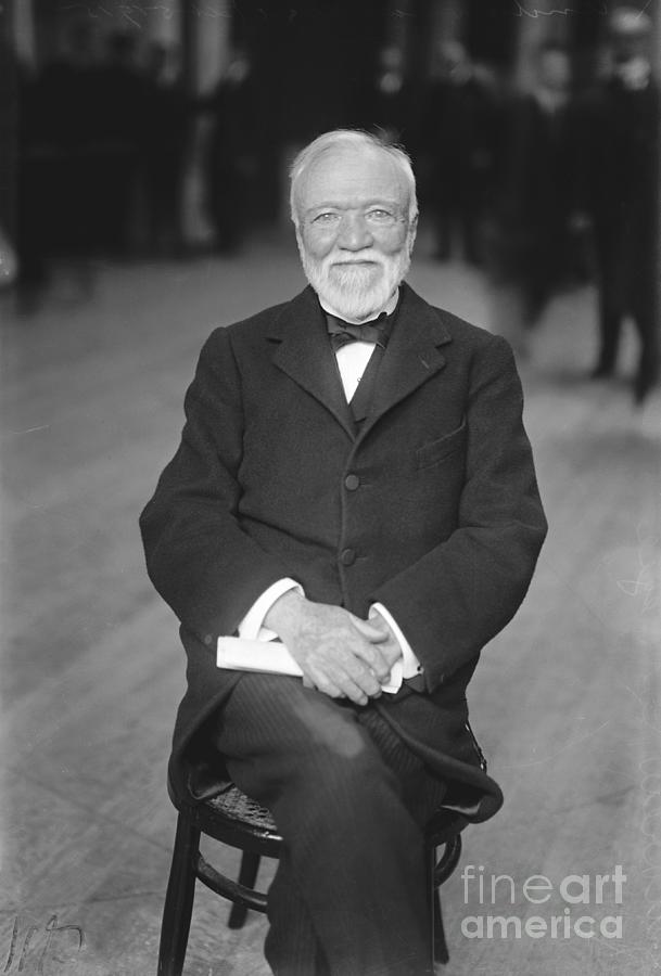 Industrialist Andrew Carnegie Waiting Photograph by Bettmann