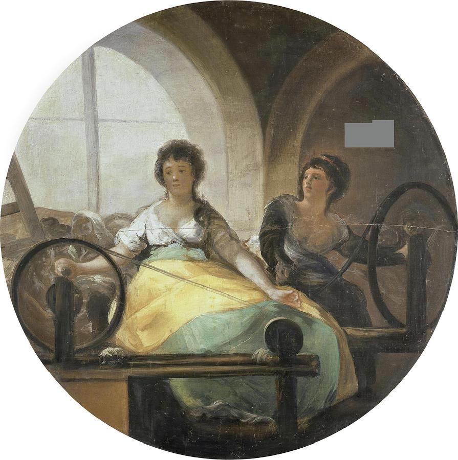 Industry, 1801-1805, Spanish School, Tempera on canvas, P02548. Painting by Francisco de Goya -1746-1828-