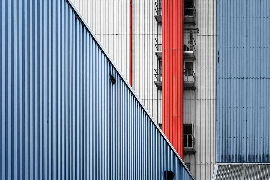 Architecture Photograph - Industry In Verticals by Henk Van Maastricht