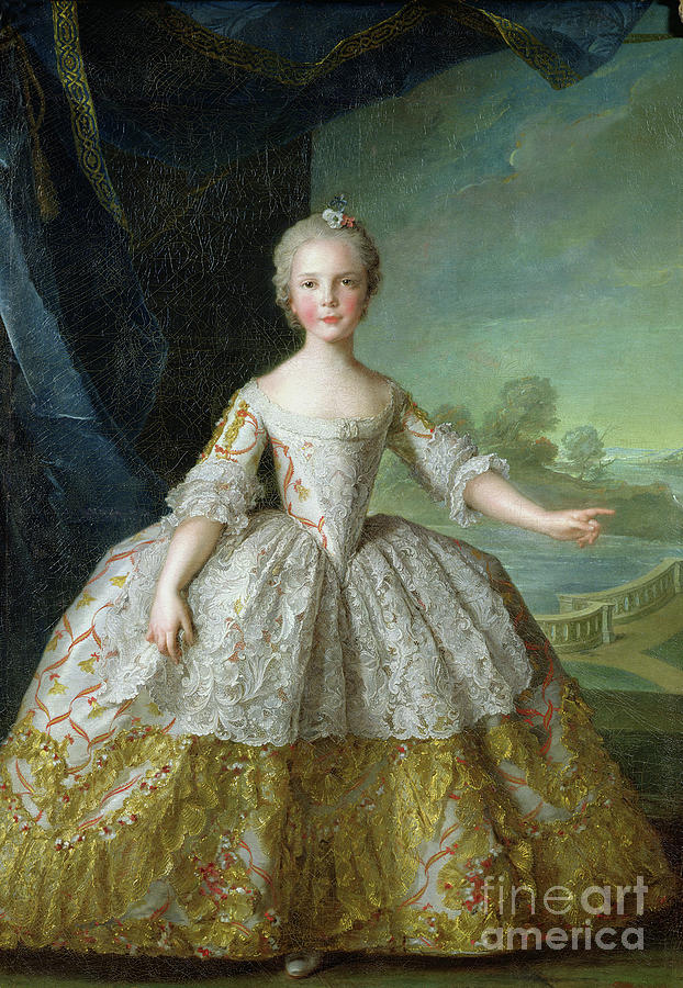 Infanta Isabelle De Bourbon-parma Painting by Jean-marc Nattier