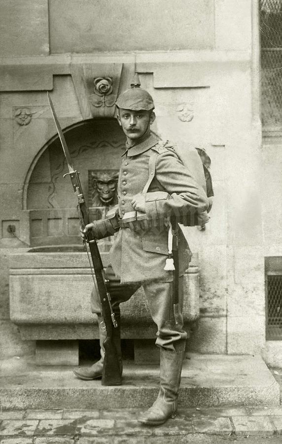 Infanterist Konrad Rhau Of Kgl Bayerisches Reserve Infanterie Regiment 20  6 Bayerische Reserve Di Painting