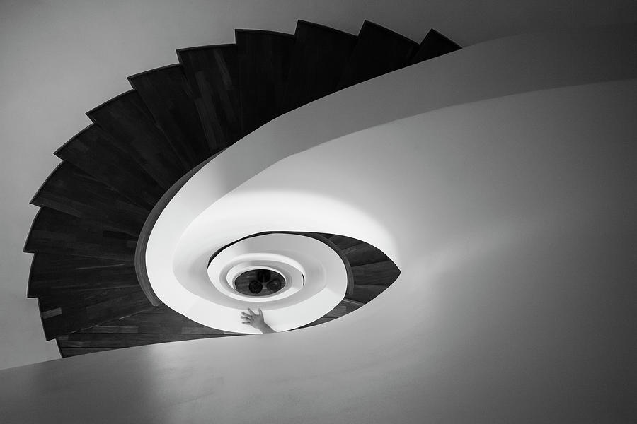 Black And White Photograph - Infinite-1 by Moises Levy