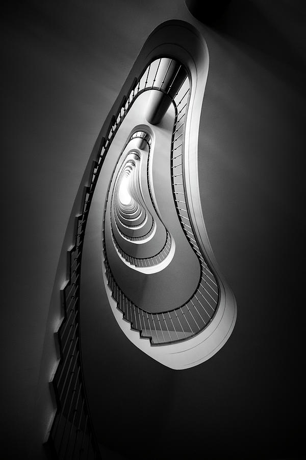 Black And White Photograph - Infinite 6 by Moises Levy