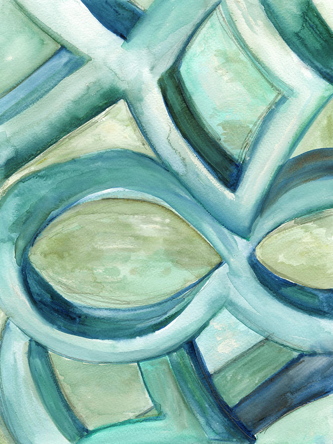 Abstract Painting - Infinite Angle I by Lisa Choate
