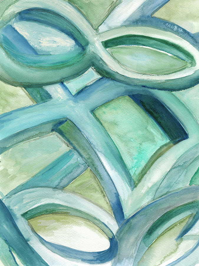 Abstract Painting - Infinite Angle II by Lisa Choate