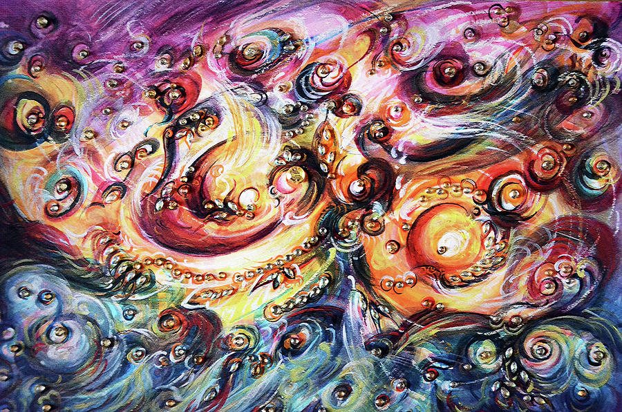 Fantasy Painting - Infinite Cosmos 1 by Harsh Malik