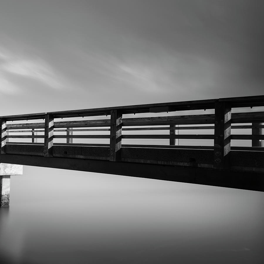Black And White Photograph - Infinity Pano 3 Of 3 by Moises Levy