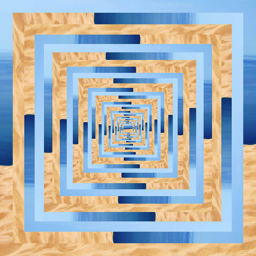 Infinity Tunnel Lake Mi Sand Dune Digital Art