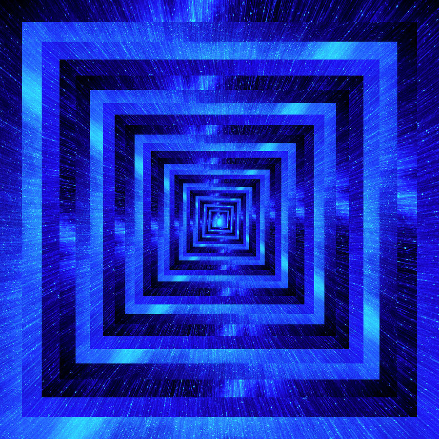 Infinity Tunnel Milky Way Zoom Digital Art
