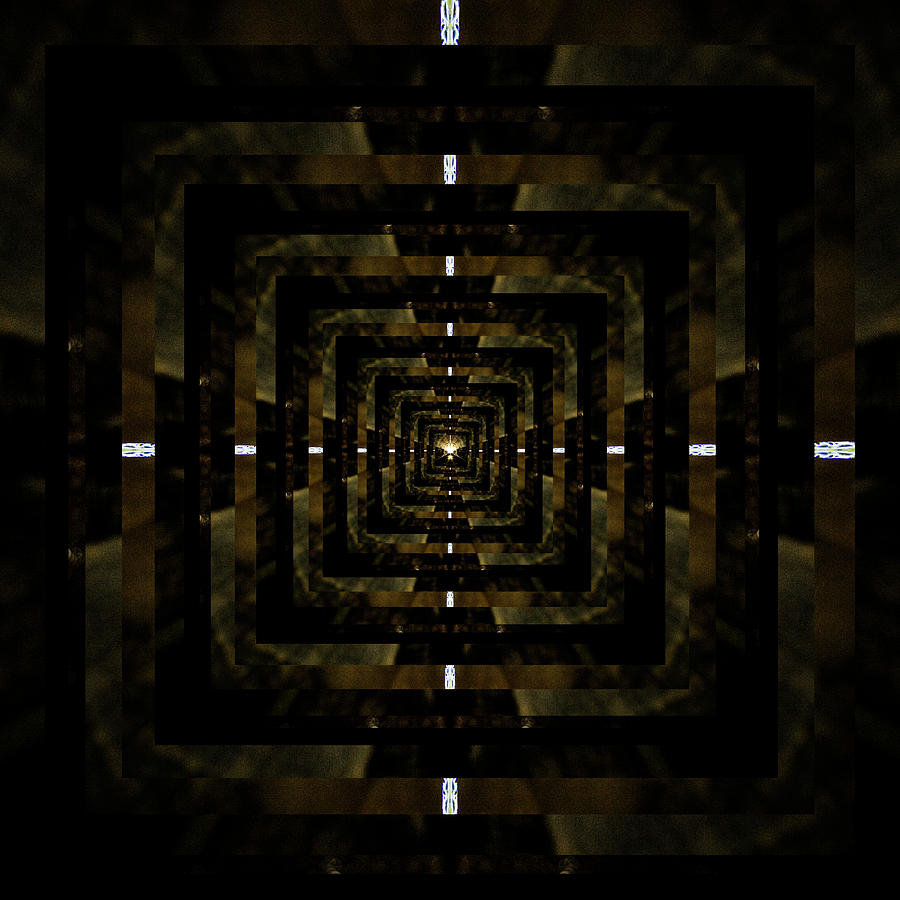 Infinity Tunnel Tunnel Icicle Digital Art