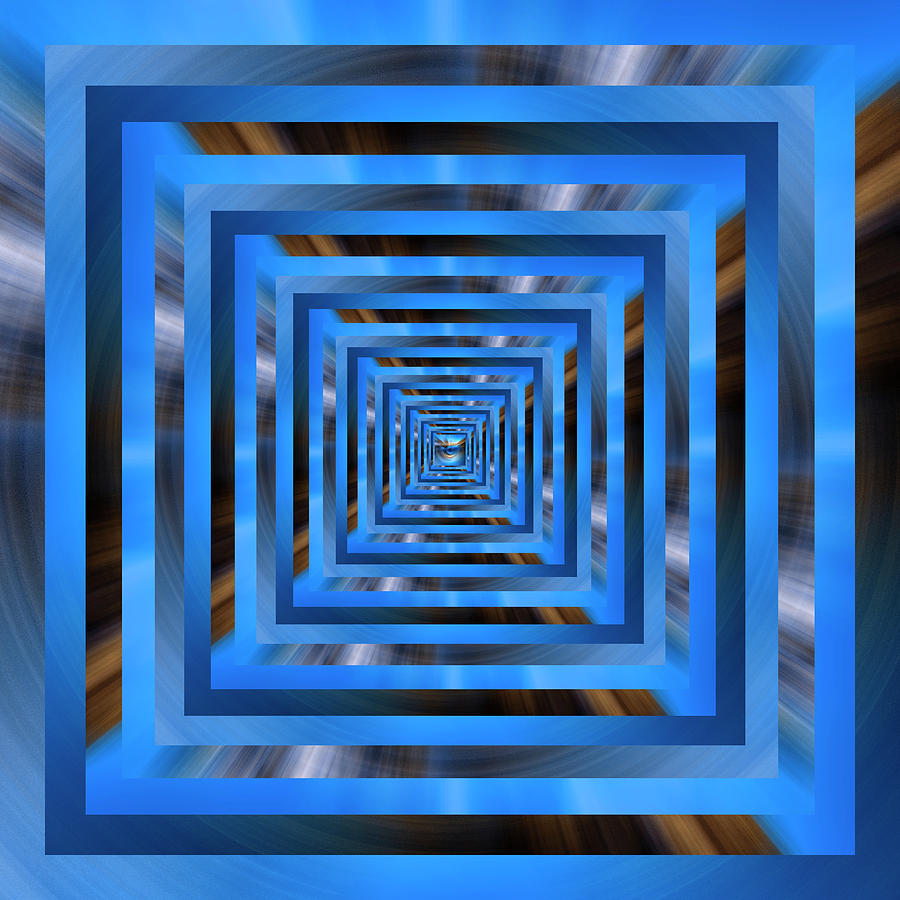 Infinity Tunnel Zooming Into The Spin Digital Art