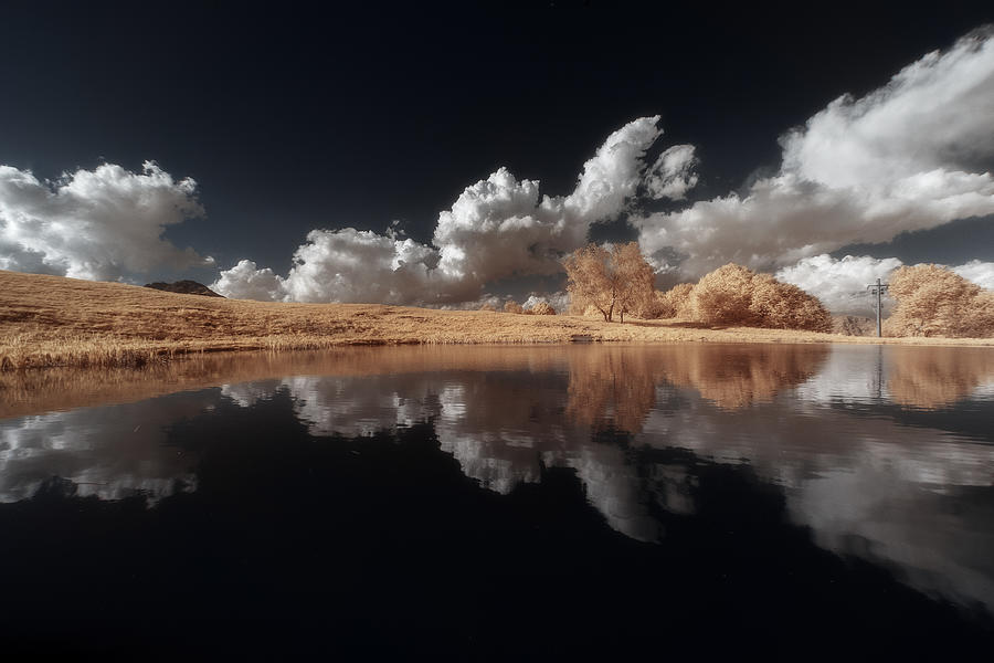 Landscape Photograph - Infrared Mirror by Filippo Manini