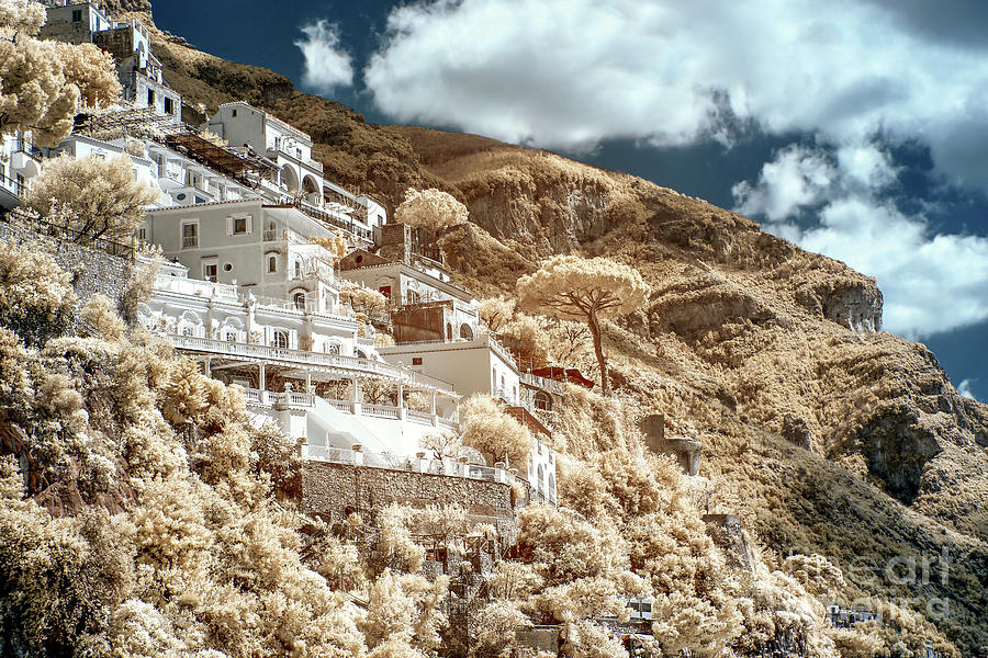 Infrared Positively Positano Photograph by John Rizzuto