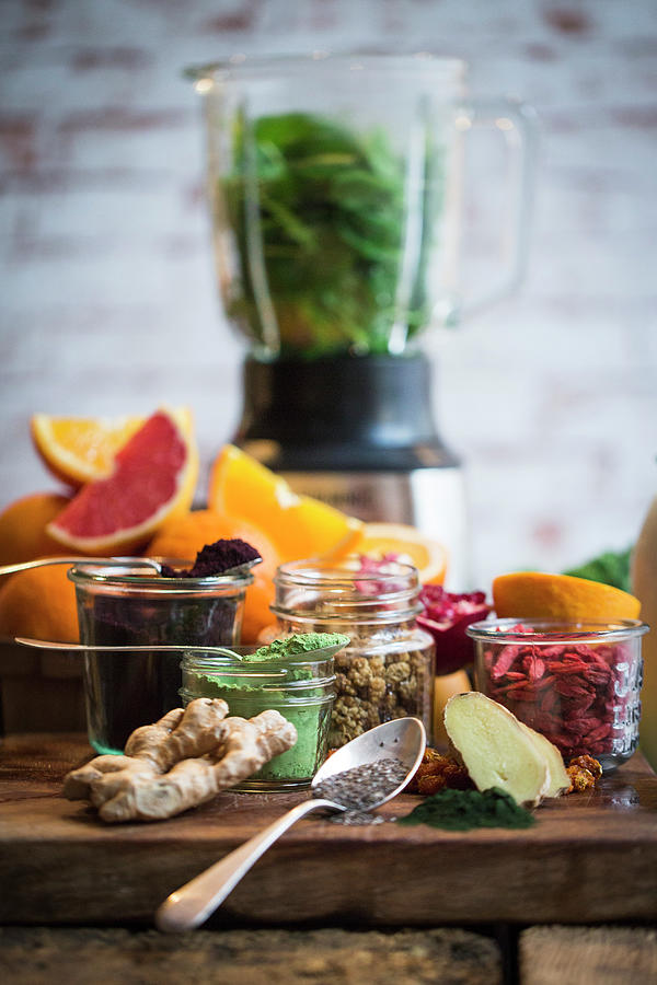 Ingredients For A Smoothie Photograph by Eising Studio