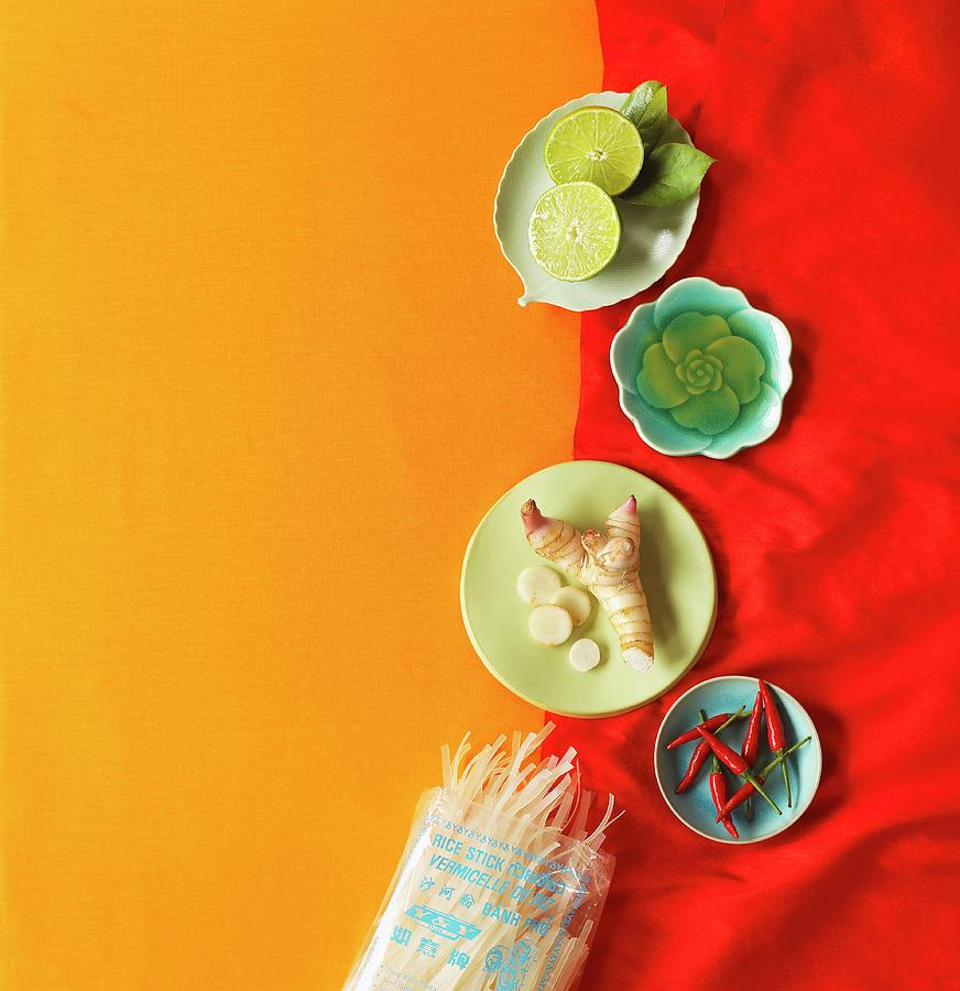 Ingredients For A Thai Dish Photograph by Vincent Noguchi Photography