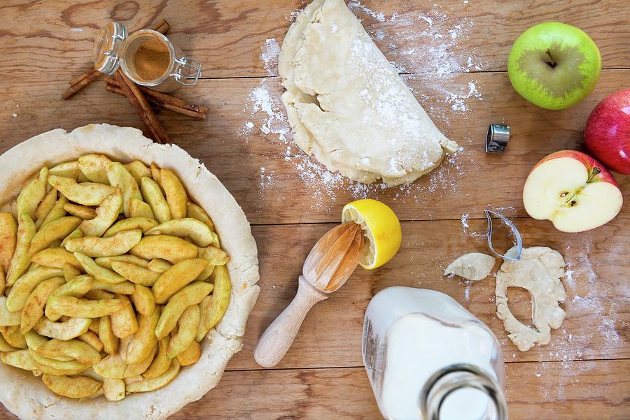 Ingredients For Apple Pie Photograph by Farrell Scott