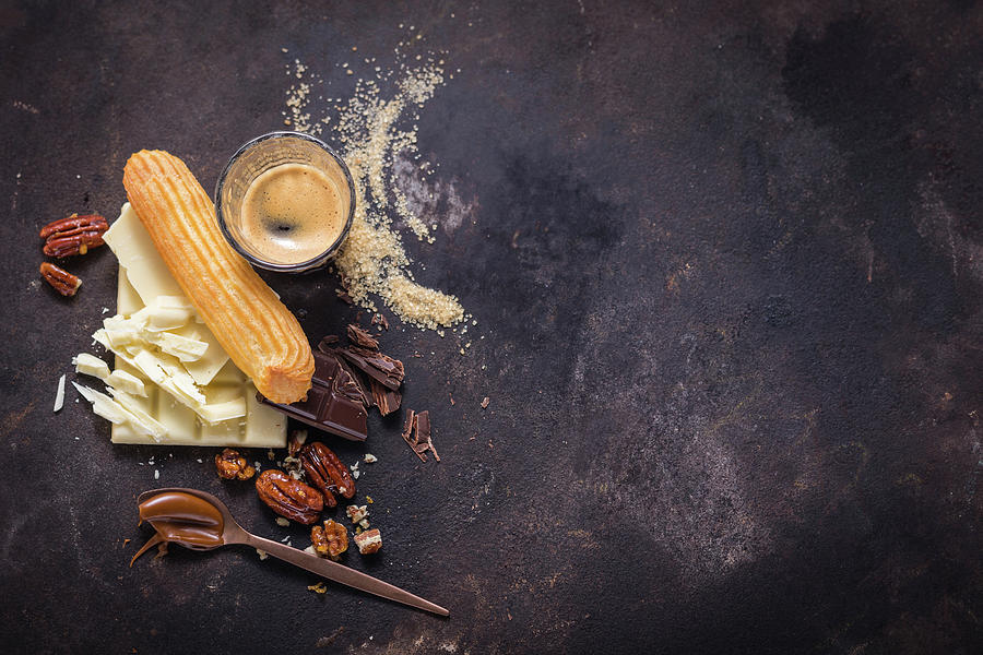 Ingredients For Eclairs Photograph by Eising Studio