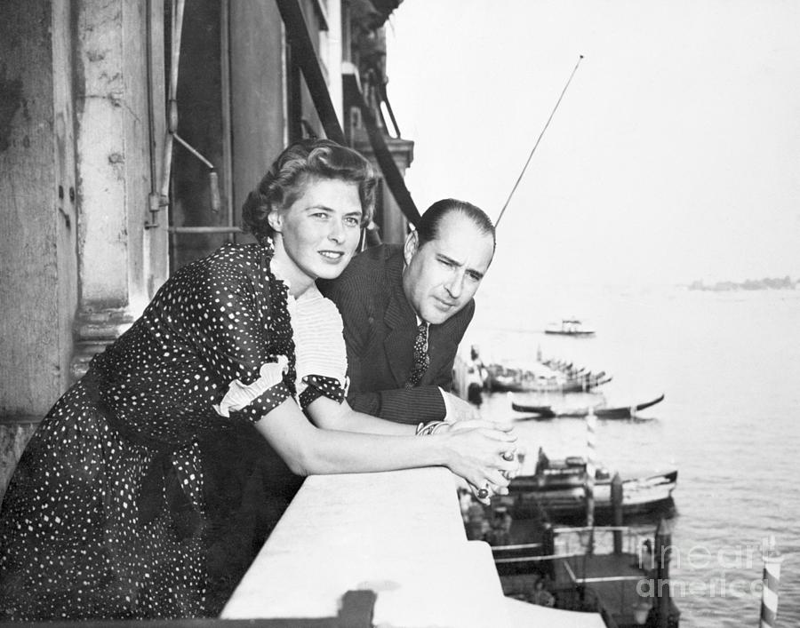 Ingrid Bergman And Roberto Rossellini Photograph by Bettmann