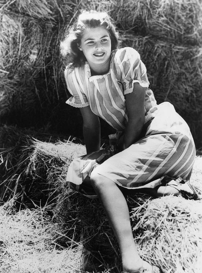 Ingrid Bergman, Swedish Actress. 1950s Photograph by Keystone-france