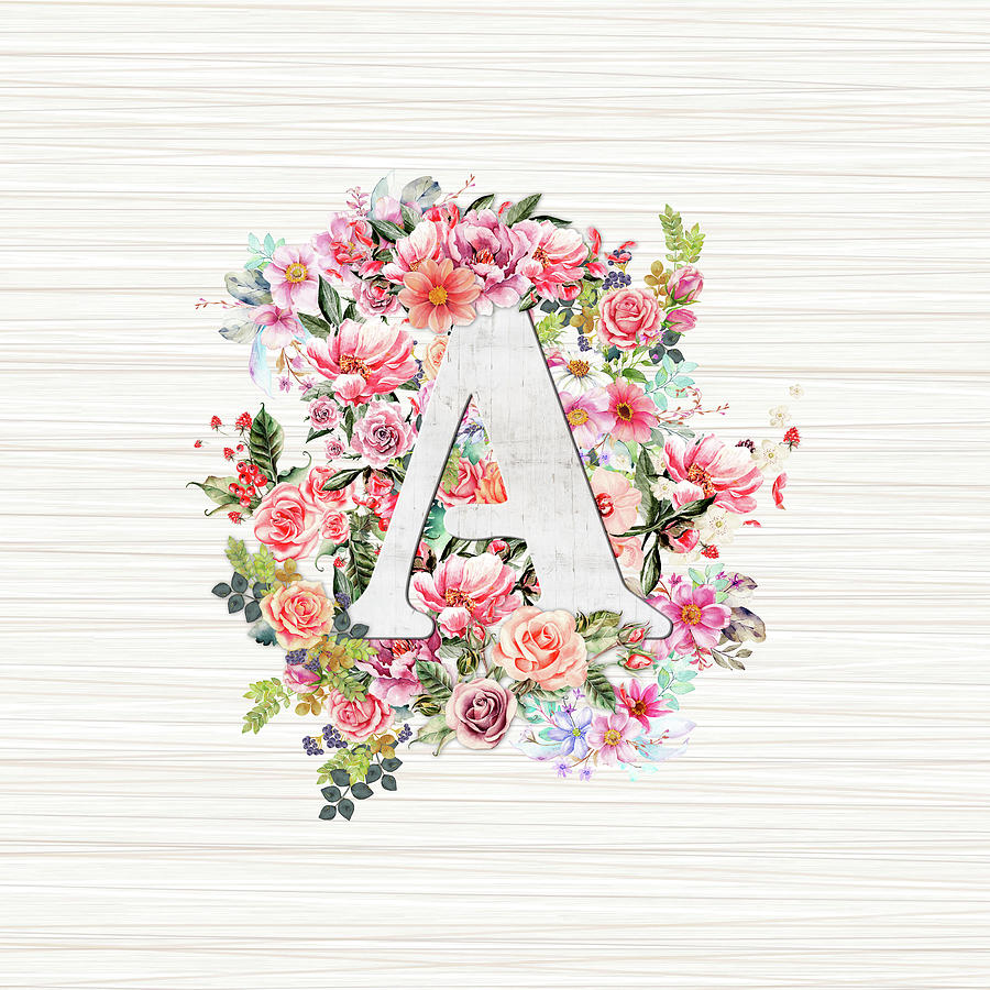 a letter in flower