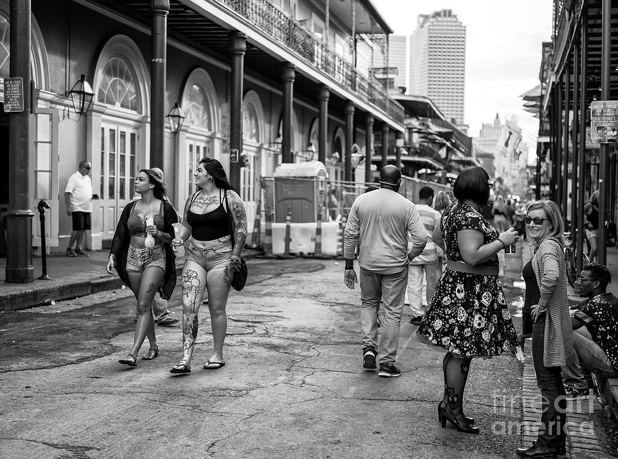 Inked on Bourbon Street New Orleans Photograph by John Rizzuto
