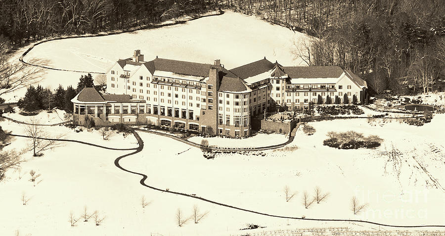 Inn On Biltmore Estate Aerial Photograph By David Oppenheimer Pixels