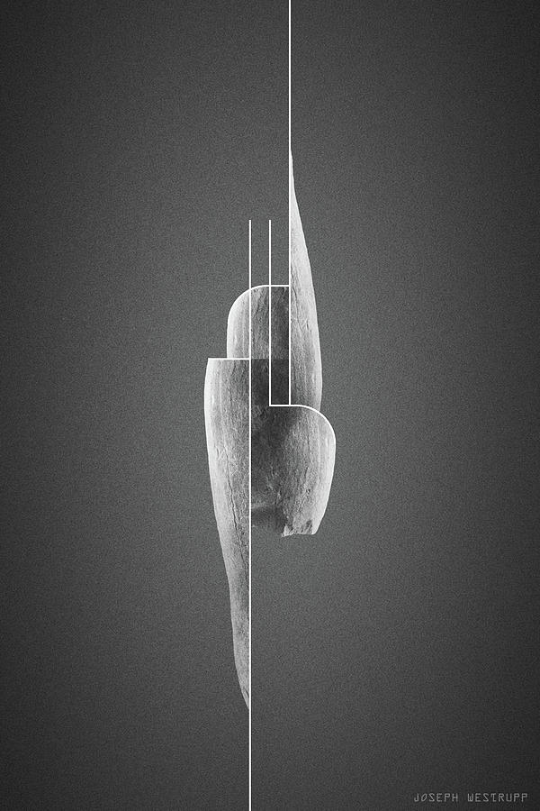 Innaiant Black - Abstract Geometric jawbone Surrealism by Joseph Westrupp Innaiant Black - Abstract Geometric jawbone Surrealism by Joseph Westrupp