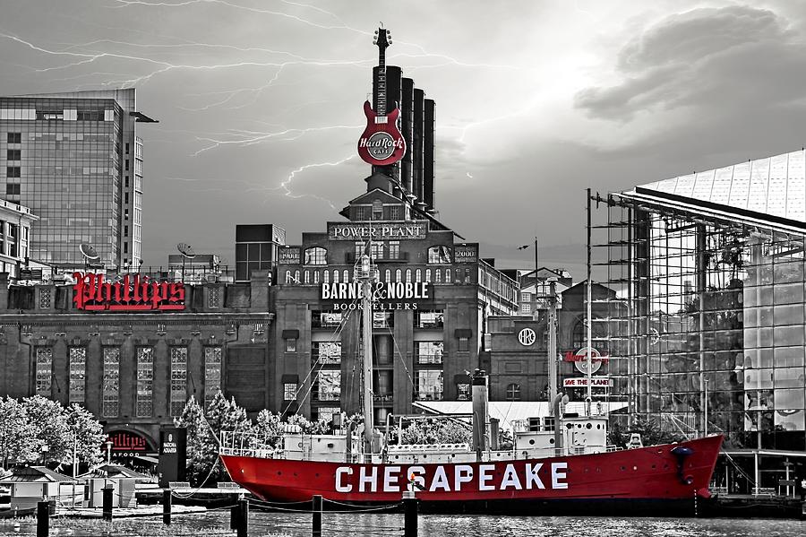Baltimore Photograph - Inner Harbor by DJ Florek