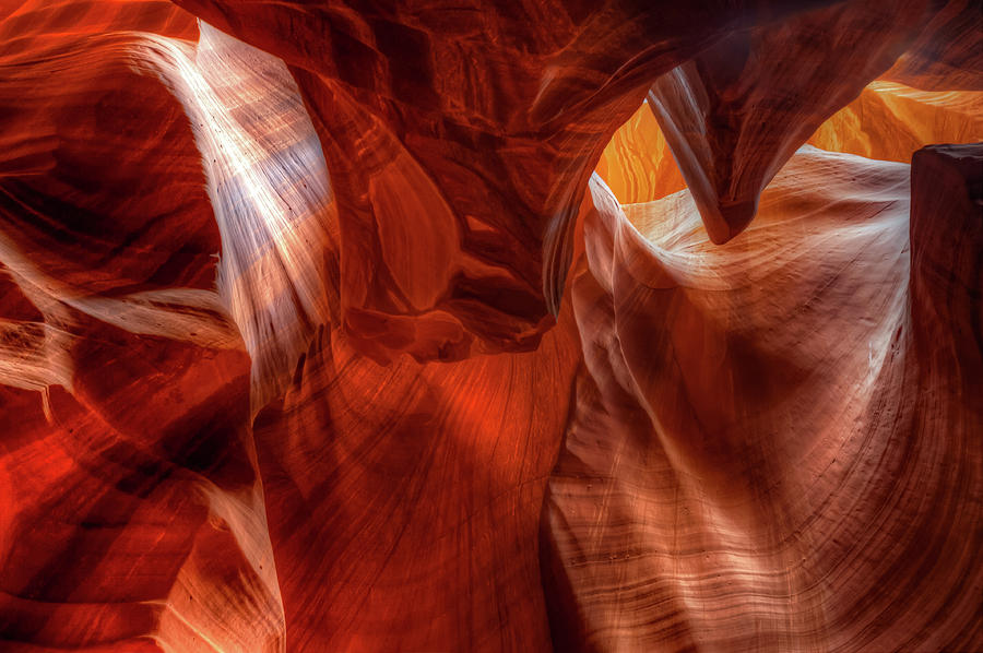 Inner Lights Of Antelope Canyon Photograph