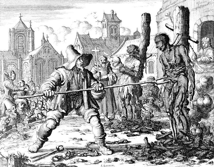 Inquisition, Anabaptists Burned Photograph by Science Source