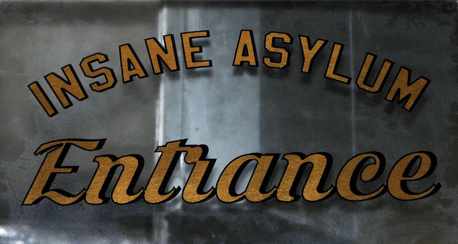Insane Asylum Entrance In New Orleans Photograph