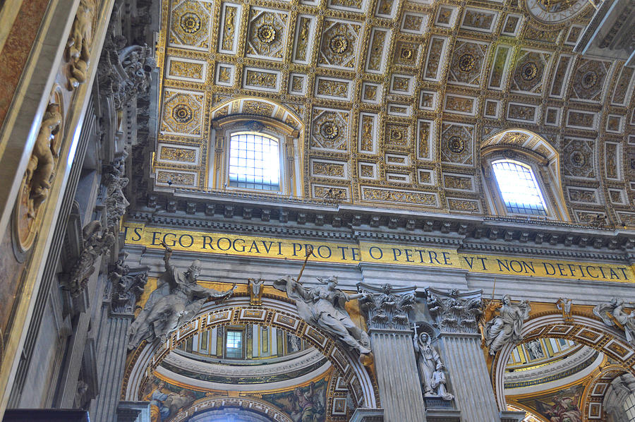 Inside St Peters Photograph by JAMART Photography