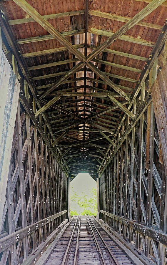 Fisher Covered Railroad Bridge Photograph by Doolittle Photography and Art