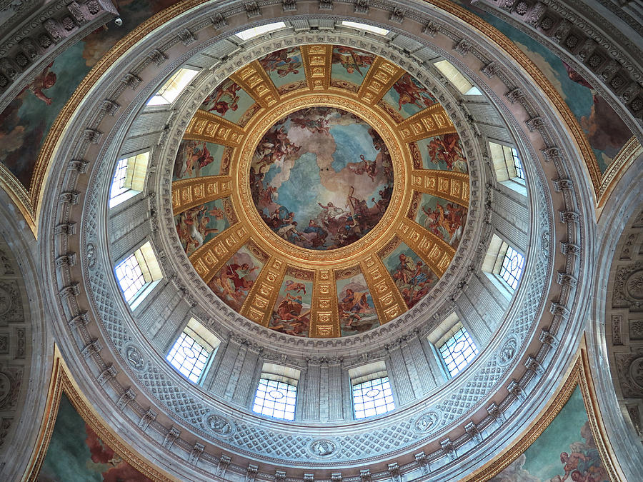 Inside the Dome at Invalides Photograph by Dave Mills
