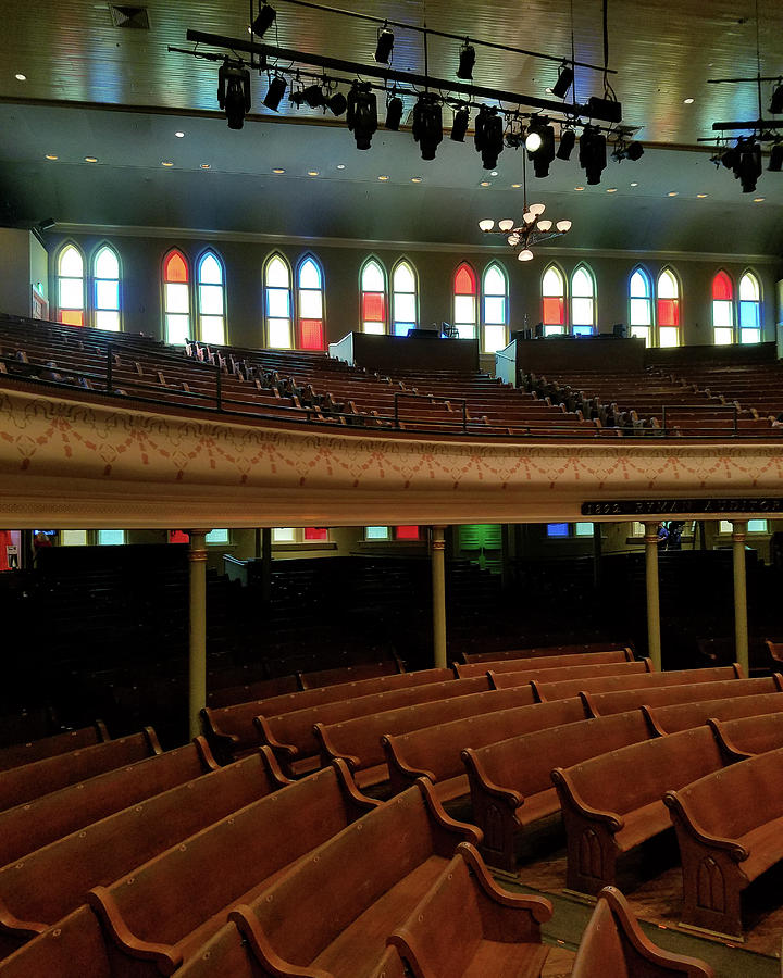 Inside the Ryman Photograph by TC Moore - Pixels