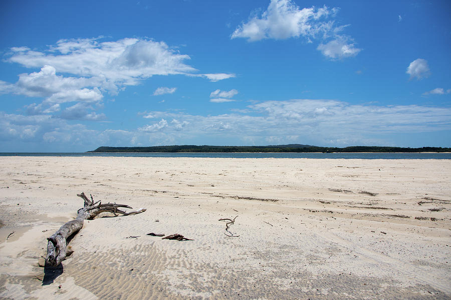 Inskip Point from Fraser Island Photograph by Mark Hunter