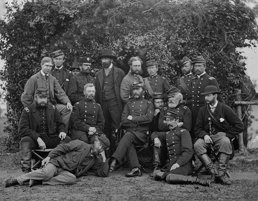 Inspector General Randolph, B., Marcy & Friends In Camp Winfield, Scott ...