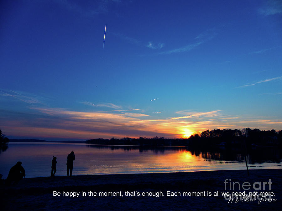 Inspirational Sunset Message Photograph by Amy Dundon