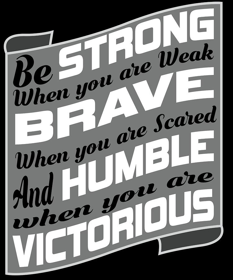 Inspirational Victorious Tee Design HUMBLE VICTORIUS Mixed Media by ...