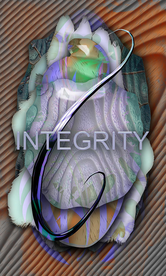 Integrity Mixed Media by Marvin Blaine