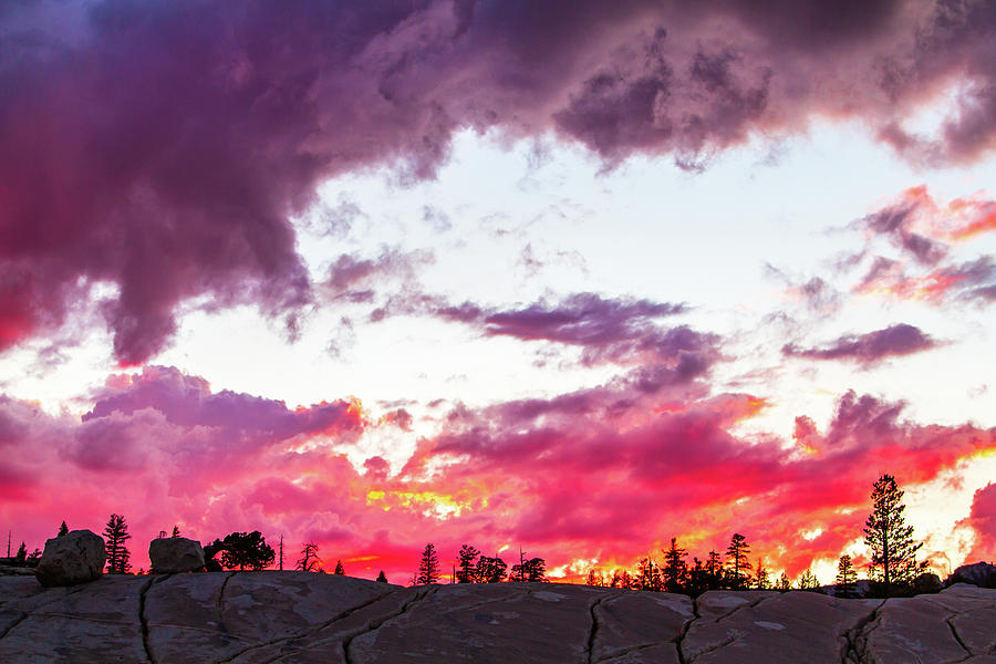 Intense Yosemite Sunset Photograph by Stefan Mazzola