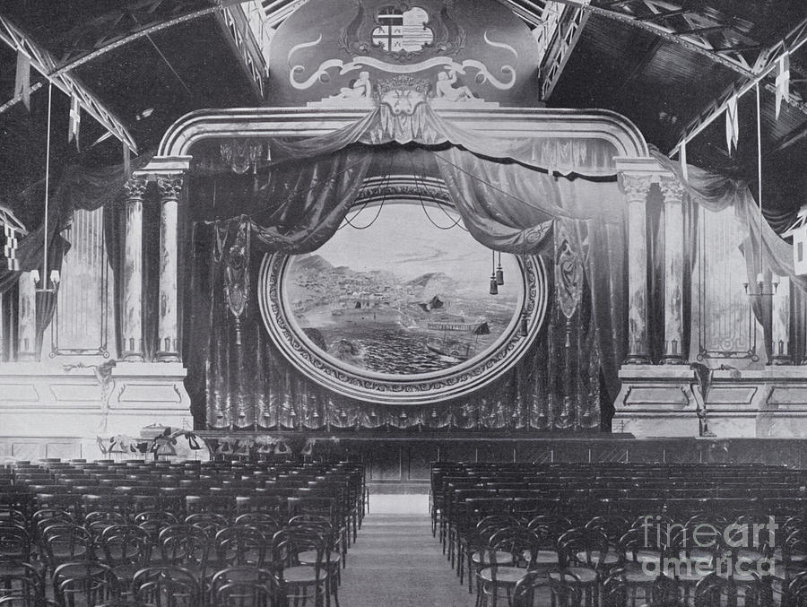 19th Century Photograph - Interior, Alexandra Hall by English Photographer